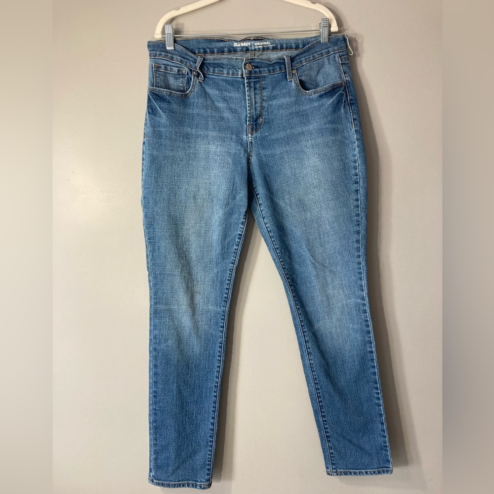 Old Navy Ladies
Original Mid Rise
Denim Jeans 
Medium Wash
No Size Tag